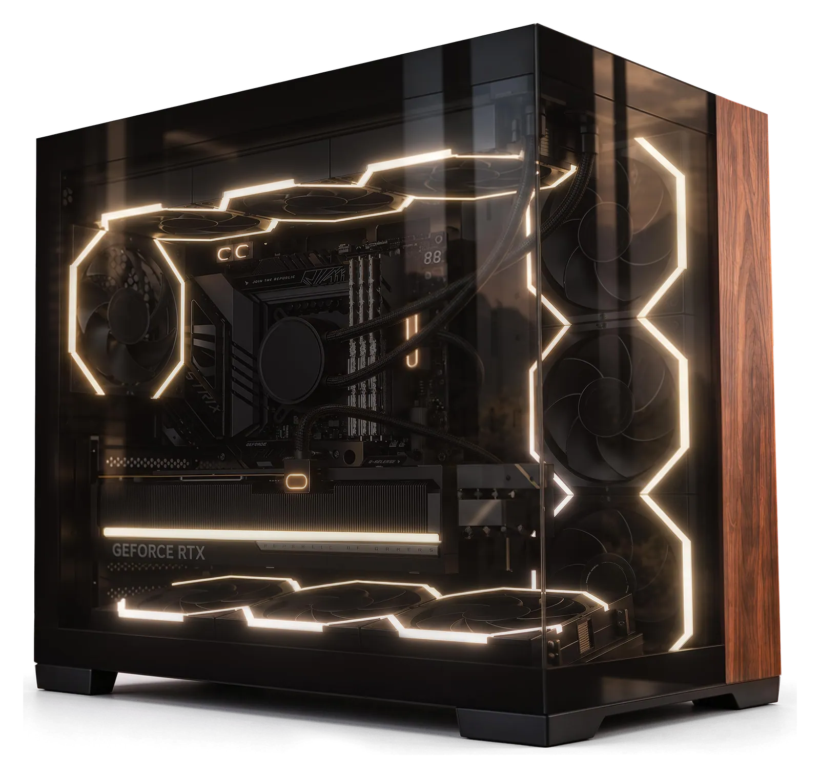 ASIAHORSE Scutum ATX Dual-Chamber Case