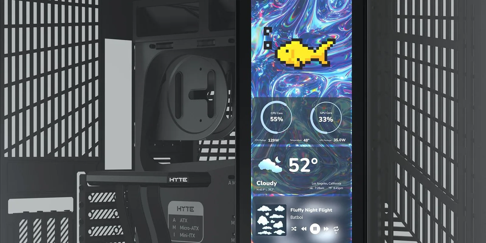 14.9-Inch Touchscreen, Built In