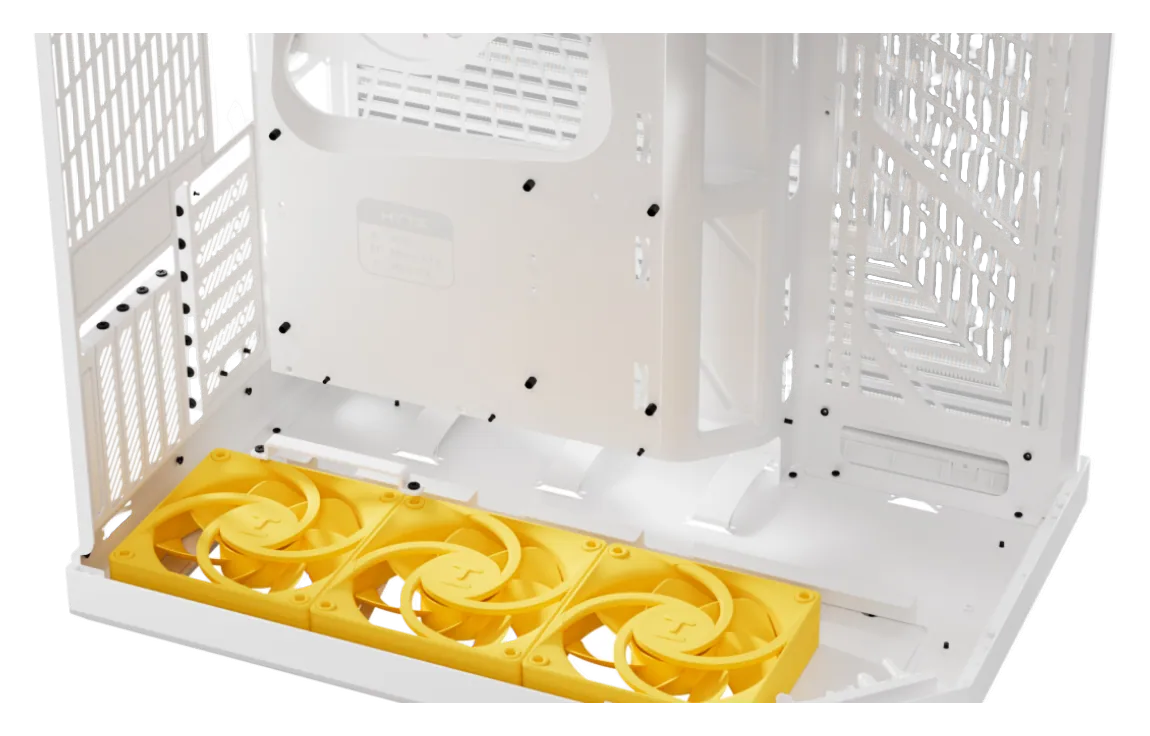 Three Floor Fans Feed the GPU