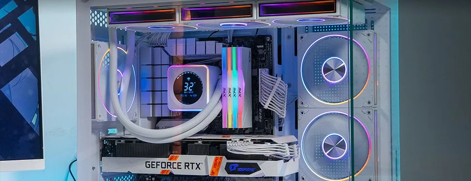 Shown in a White Build