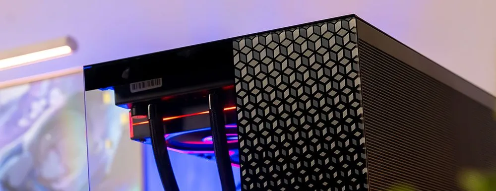Hex-Perforated Steel Corner