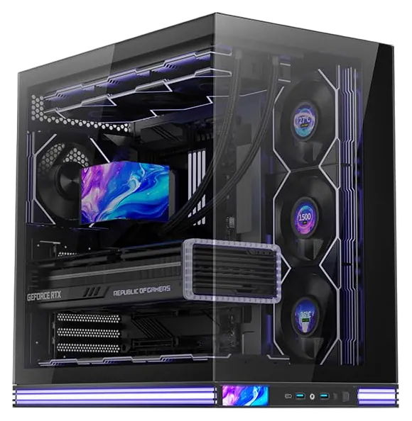 JUNGLE LEOPARD AX-2 ATX Mid-Tower Case with LCD