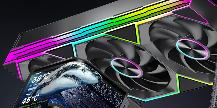 Integrated Infinity-Mirror Fans