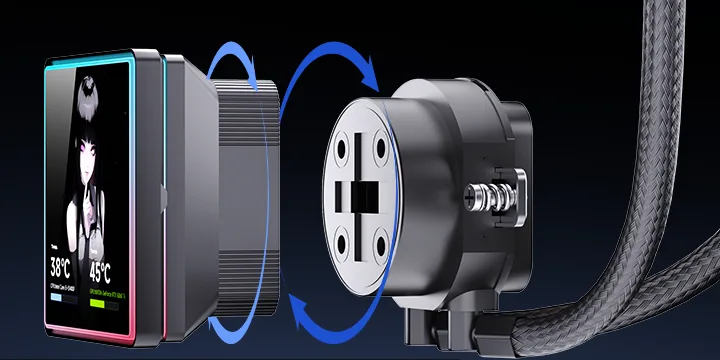 Magnetic Cap, 360° in 90° Steps
