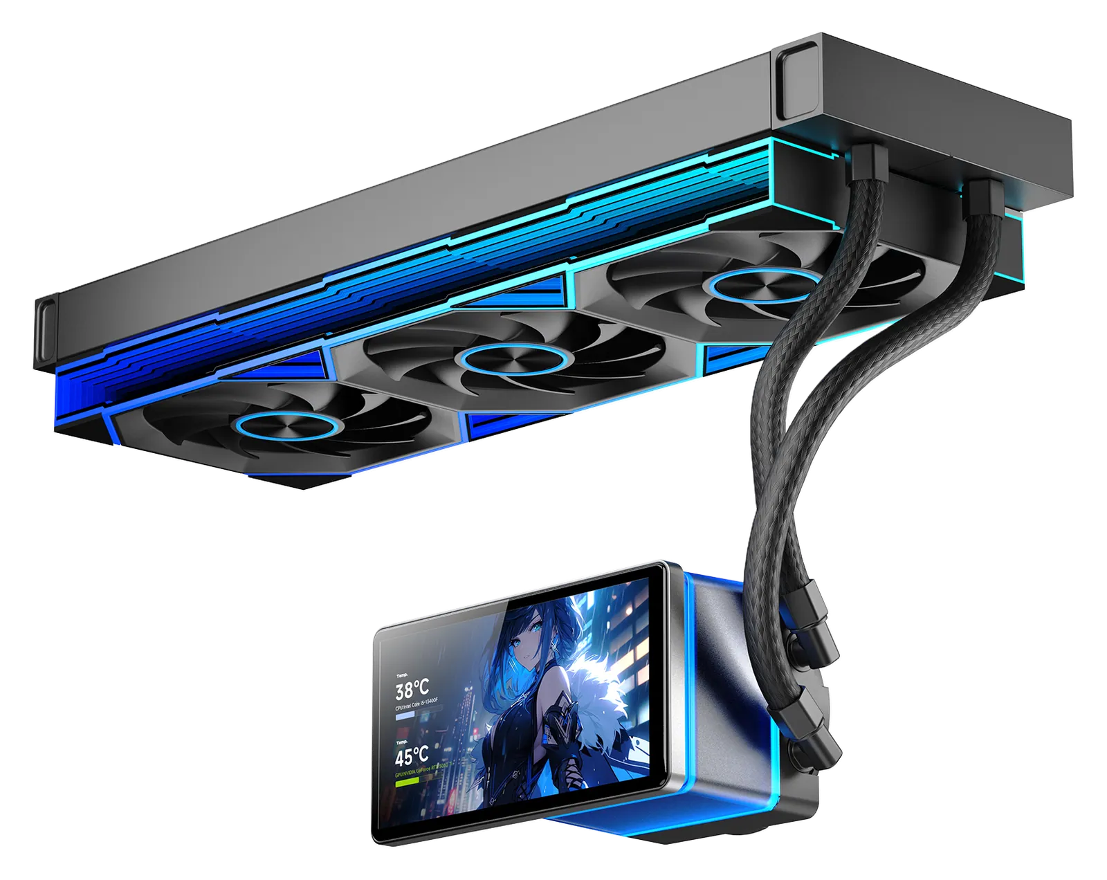 JUNGLE LEOPARD Proflow 5.5-Inch LCD Liquid Cooler