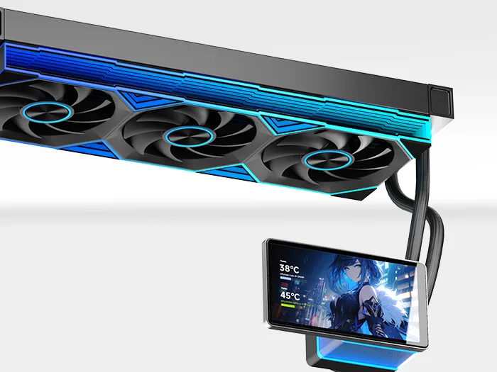 Integrated Fans, Screen on the Pump