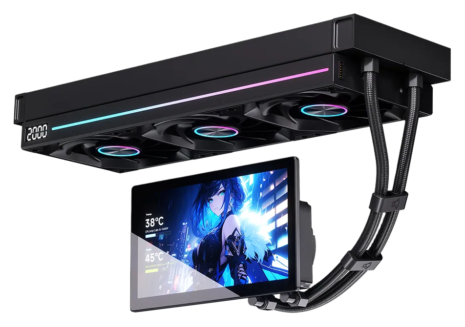 JUNGLE LEOPARD UltraFlow 360 LCD Liquid Cooler
