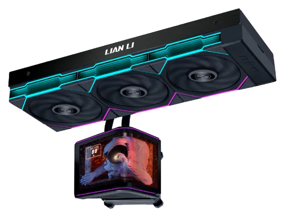 LIAN LI HydroShift II OLED Curved 360mm AIO Cooler