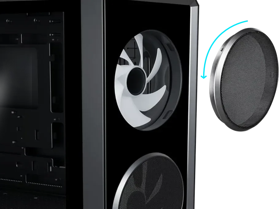 Twist-Off Mesh Fan Filters