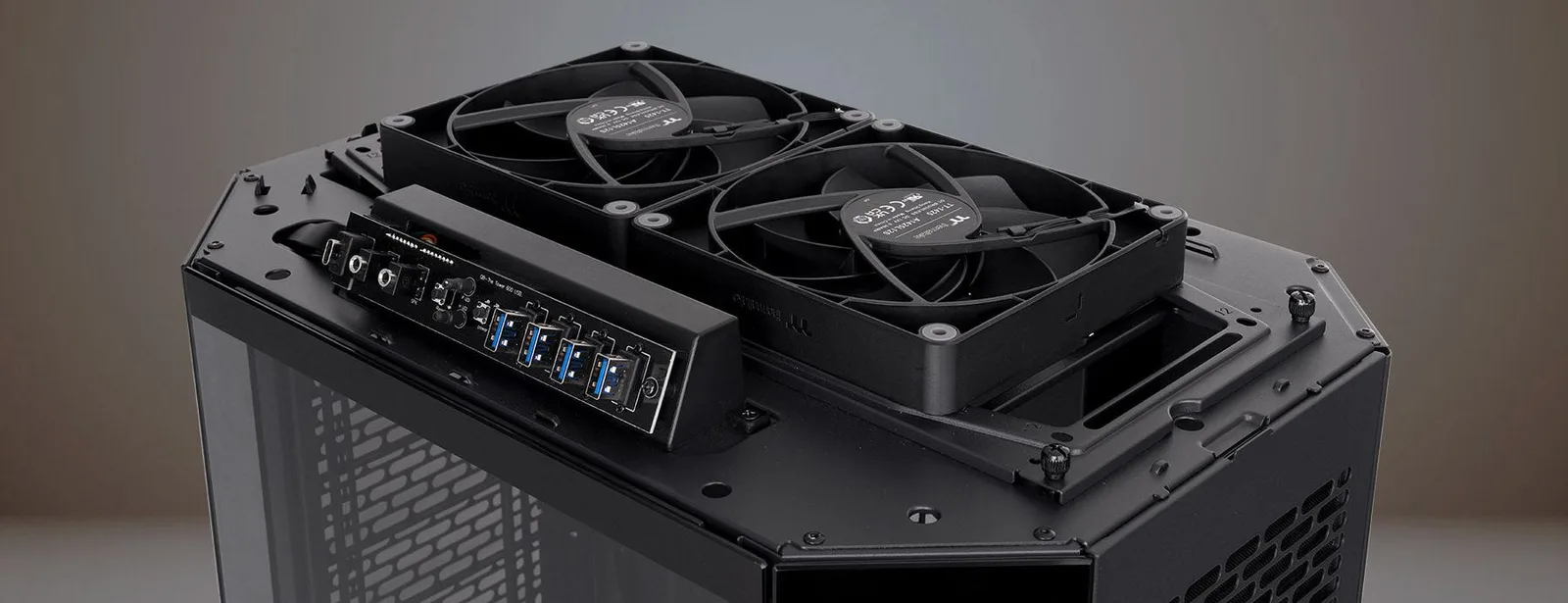 Two CT140 Fans Fitted Up Top
