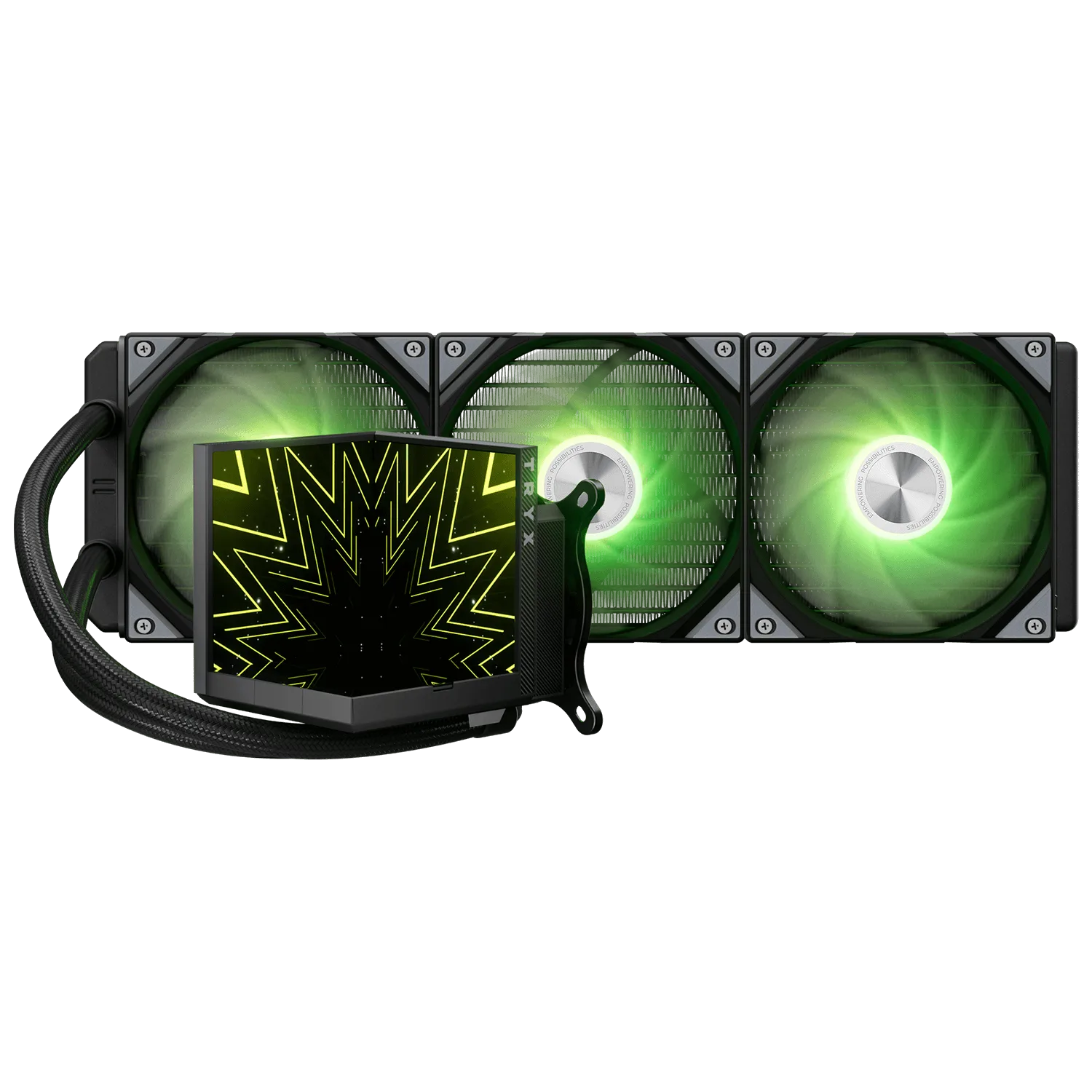 TRYX STAGE 360mm Dual-Screen ARGB Liquid Cooler