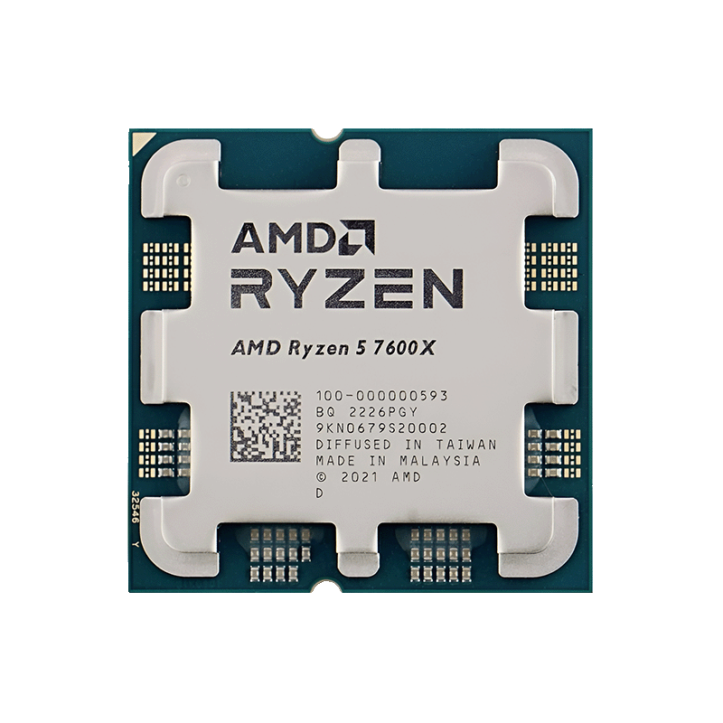 7600x AMD Ryzen 5 7600X 6-Core 12-Thread Processor { Tray } - Image 1