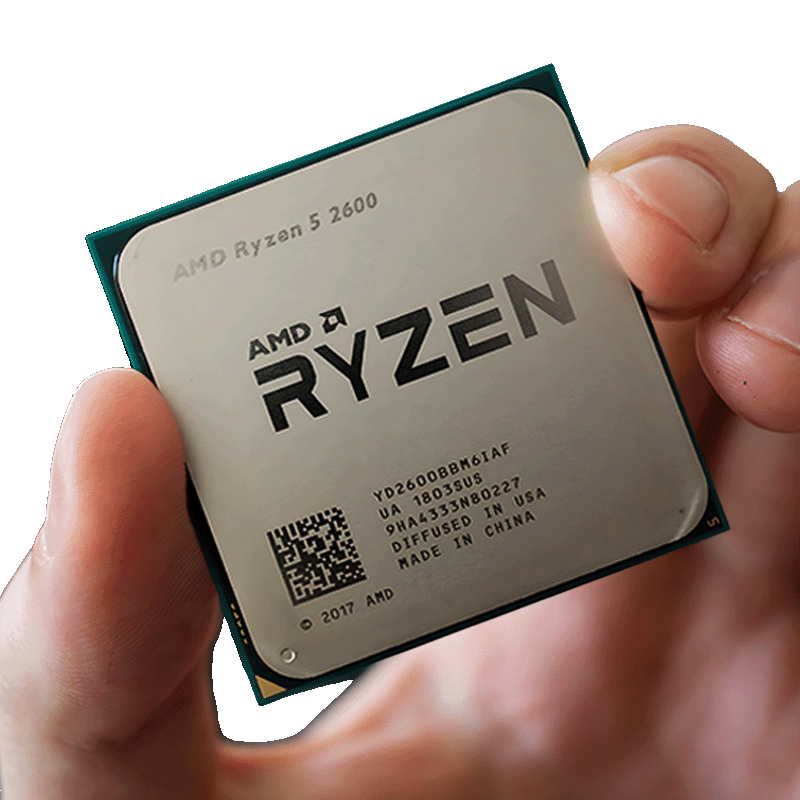 rtygzen 2600 2 AMD Ryzen 5 2600 6-Core 12-Thread Processor { Tray } - Image 1