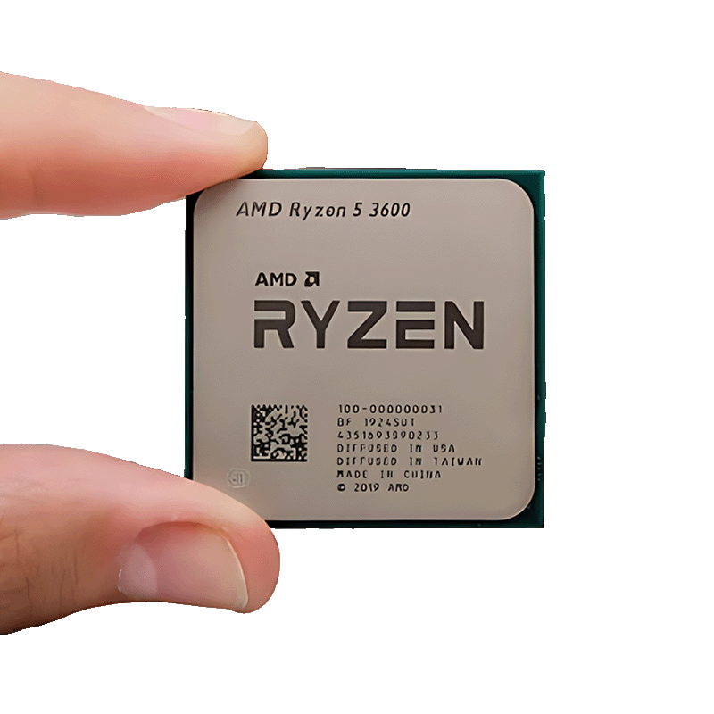 ryzen 3600 AMD Ryzen 5 3600 6-Core 12-Thread Processor { Tray } - Image 1