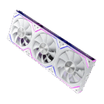 Asiahorse Dawn 120 mm ARGB PWM Fan - 3in1Pack (White) - Image 2