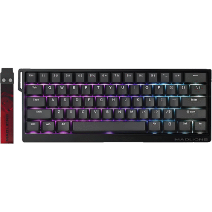 FGG MAD60 HE RGB Magnetic Keyboard – Amber Switches (Black)