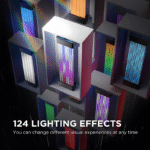 Asiahorse Aurora Pro 24-Pin ARGB Cable Cover - Black / White (205mm) - Image 7