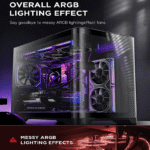 Asiahorse Dawn 120 mm ARGB PWM Fan — White (Single) - Image 3