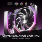 Asiahorse Nyota 120 mm ARGB Case Fan – White - Image 4