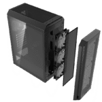 XPG VALOR AIR PLUS Mid Tower Gaming Chassis (Black & White) (NEW) - Image 7